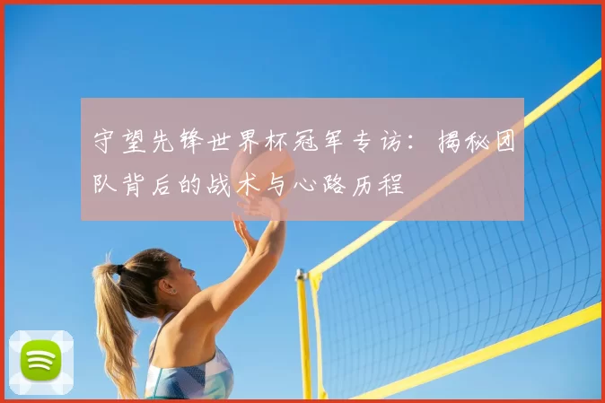 守望先锋世界杯冠军专访：揭秘团队背后的战术与心路历程
