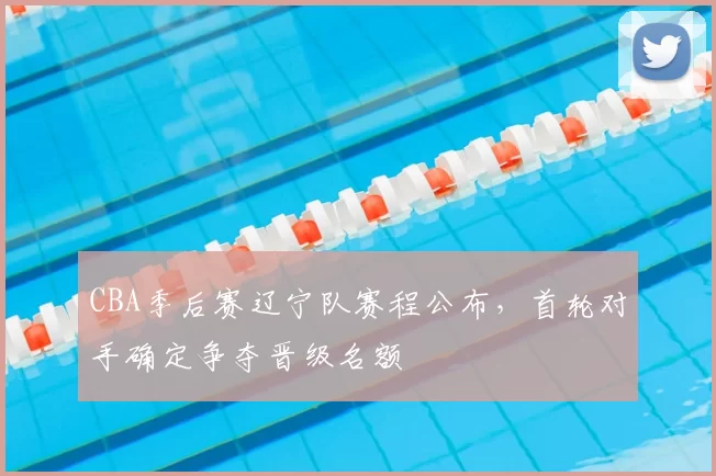 CBA季后赛辽宁队赛程公布，首轮对手确定争夺晋级名额
