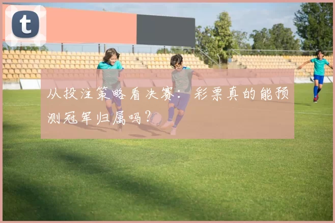 从投注策略看决赛：彩票真的能预测冠军归属吗？