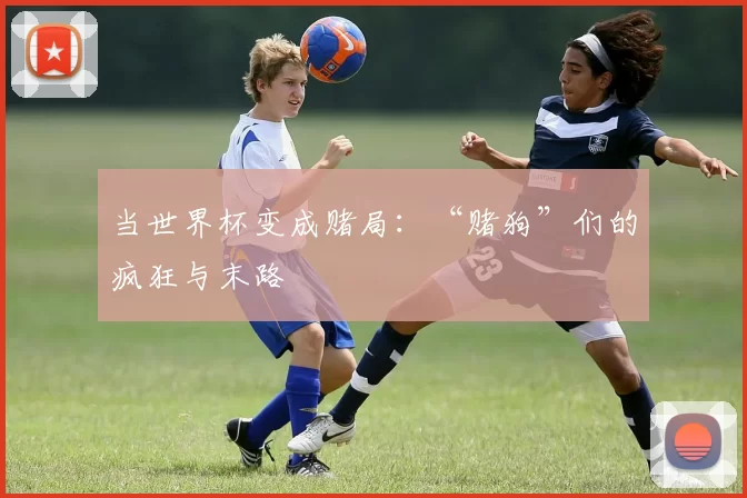 当世界杯变成赌局:“赌狗”们的疯狂与末路