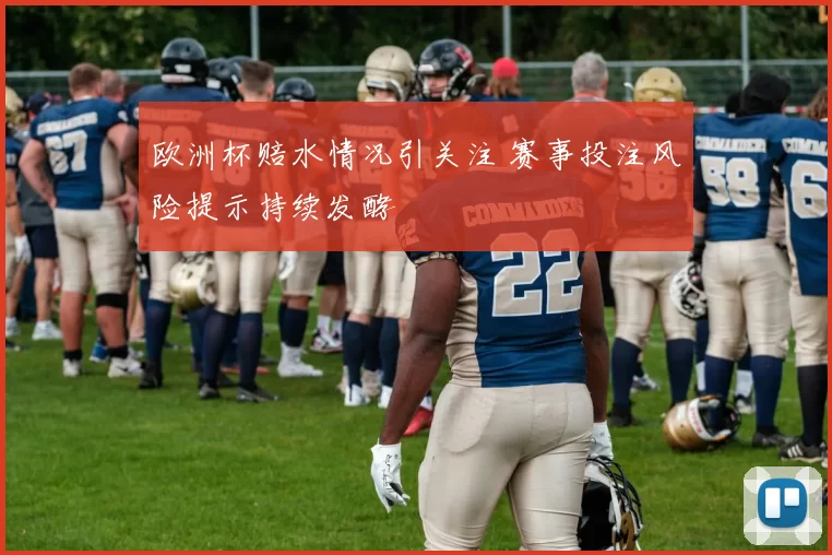 欧洲杯赔水情况引关注 赛事投注风险提示持续发酵
